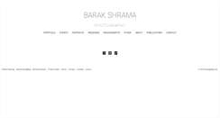 Desktop Screenshot of barakshramaphotography.com